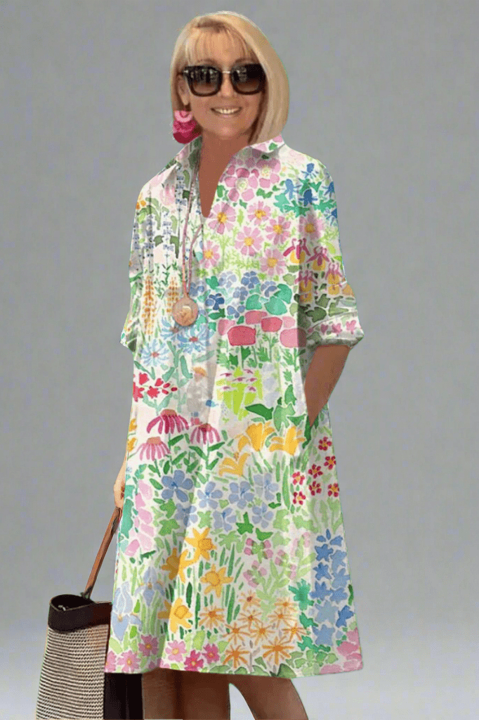 Multicolored Floral / 3XL/US 16