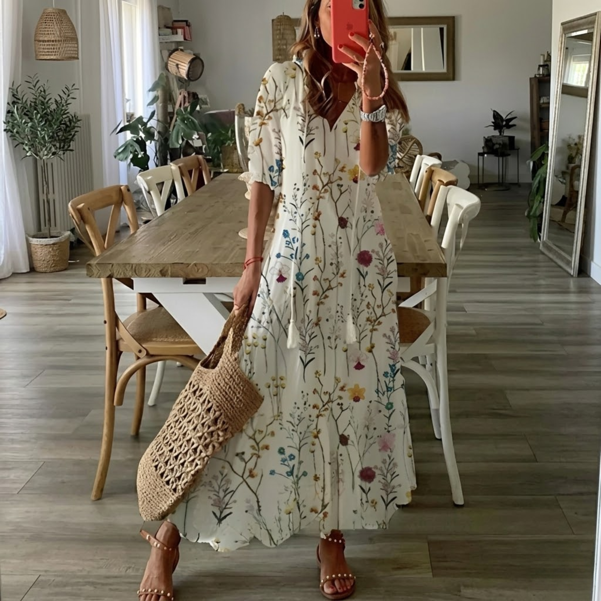 Floral / 3XL/US 16