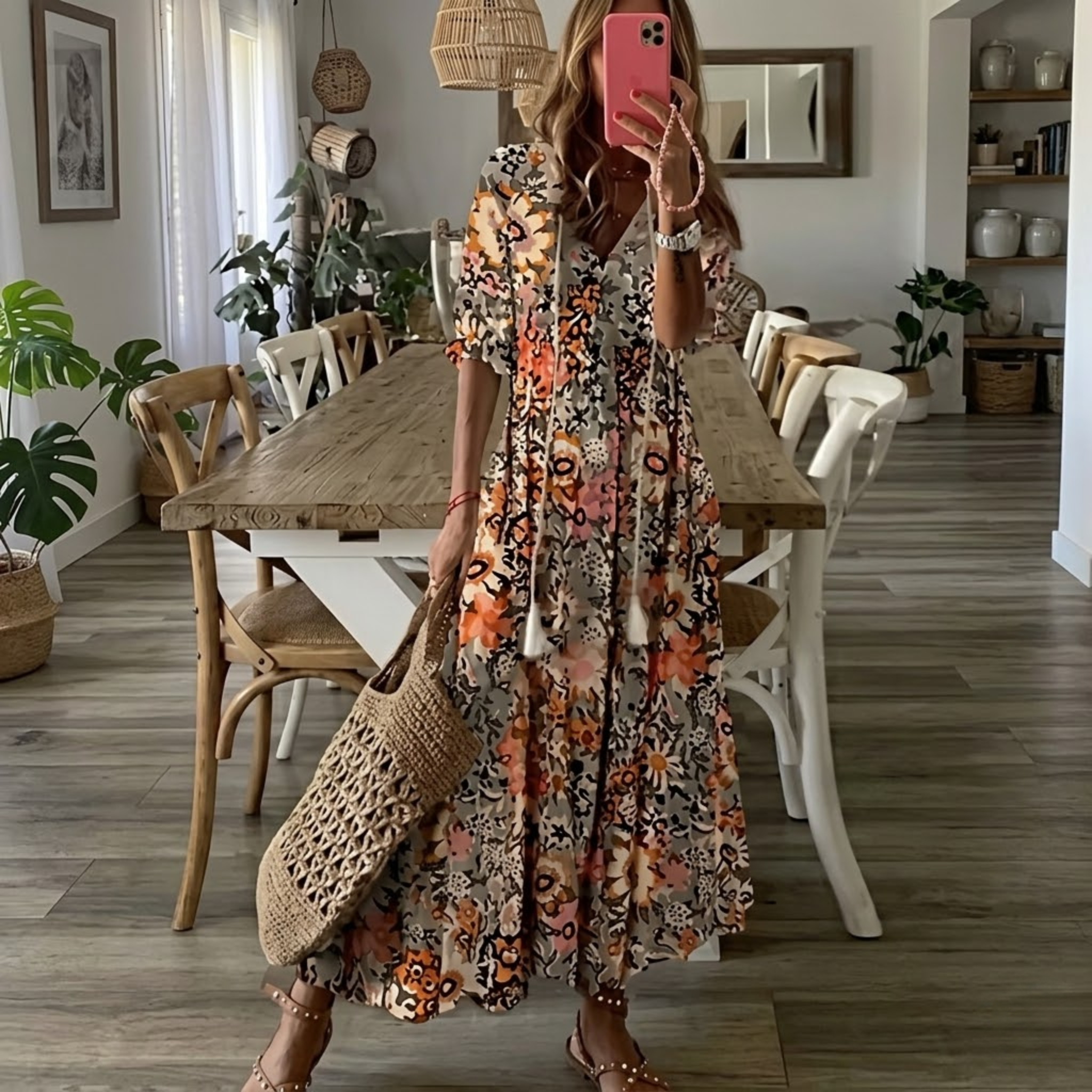 Floral / 3XL/US 16