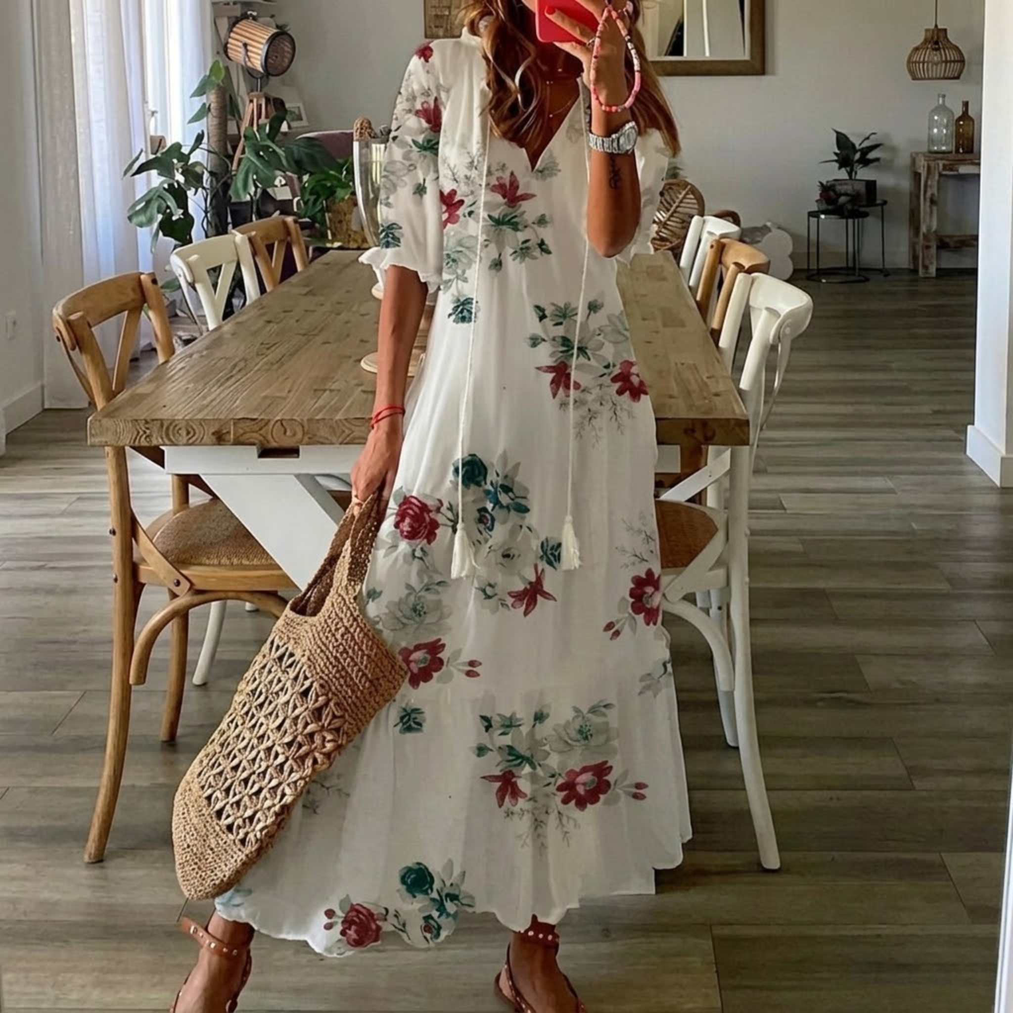 Floral / 3XL/US 16