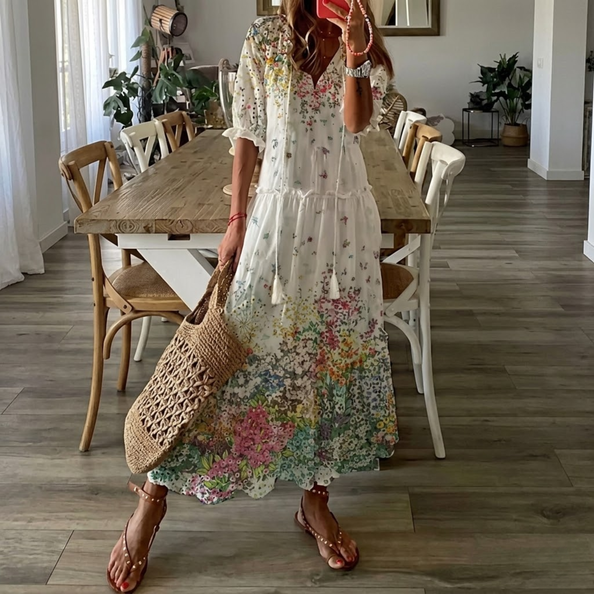 Floral / 3XL/US 16