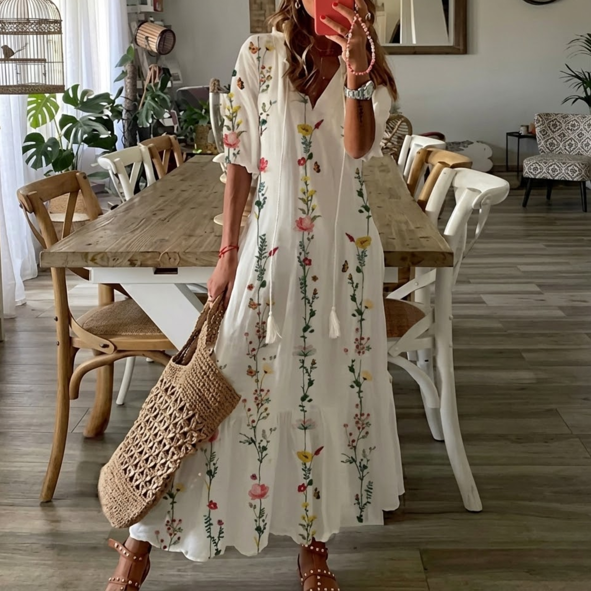 Floral / 3XL/US 16