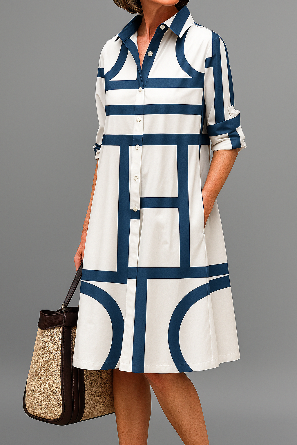 White Blue / 3XL/US 16